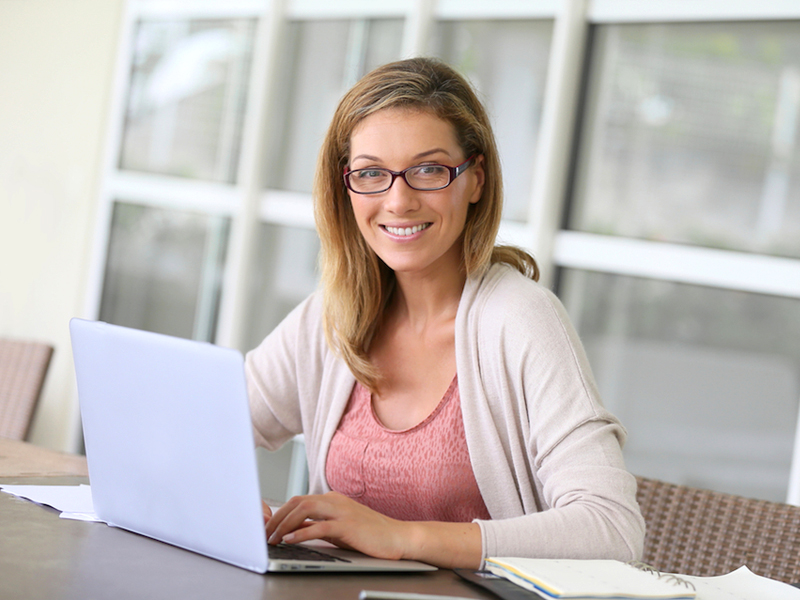 Girl Writing Essay